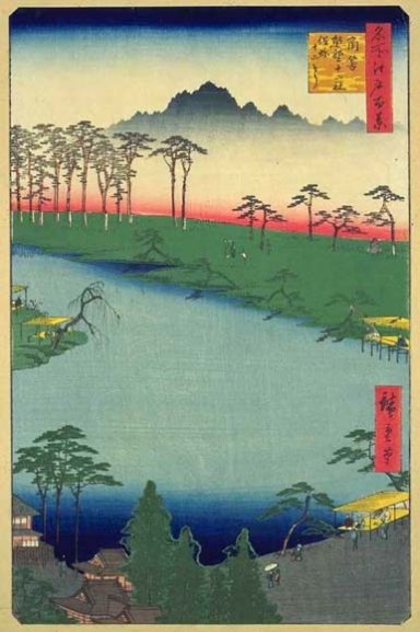 広重「名所江戸百景」に描かれた熊野十二社。十二社池が描かれている_064.jpg